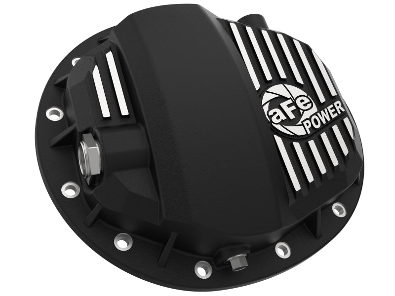 aFe Pro Series GMCH 9.5 Rear Diff Cover Black w/ Machined Fins 19-20 GM Silverado/Sierra 1500 Diff Covers aFe