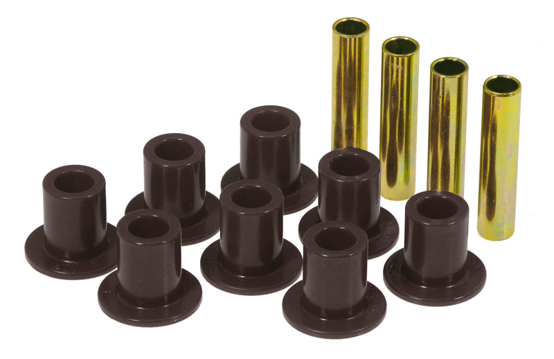 Prothane 87-96 Jeep Front Spring & Shackle Bushings - Black Bushing Kits Prothane