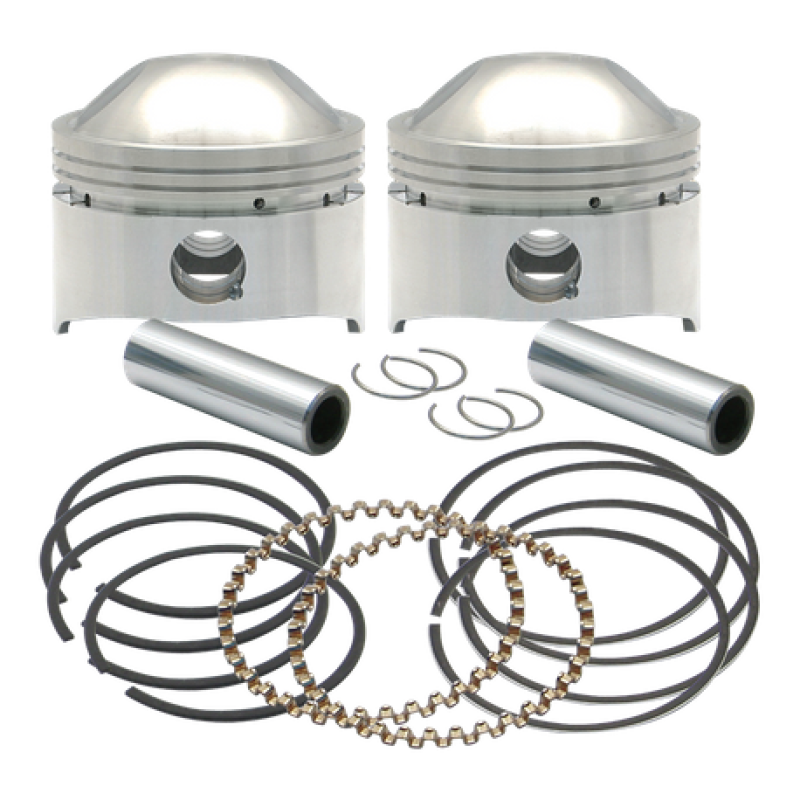 S&S Cycle 36-84 BT 3-1/2in +.030in 80in HC Forged Pistons Piston Sets - Powersports S&S Cycle