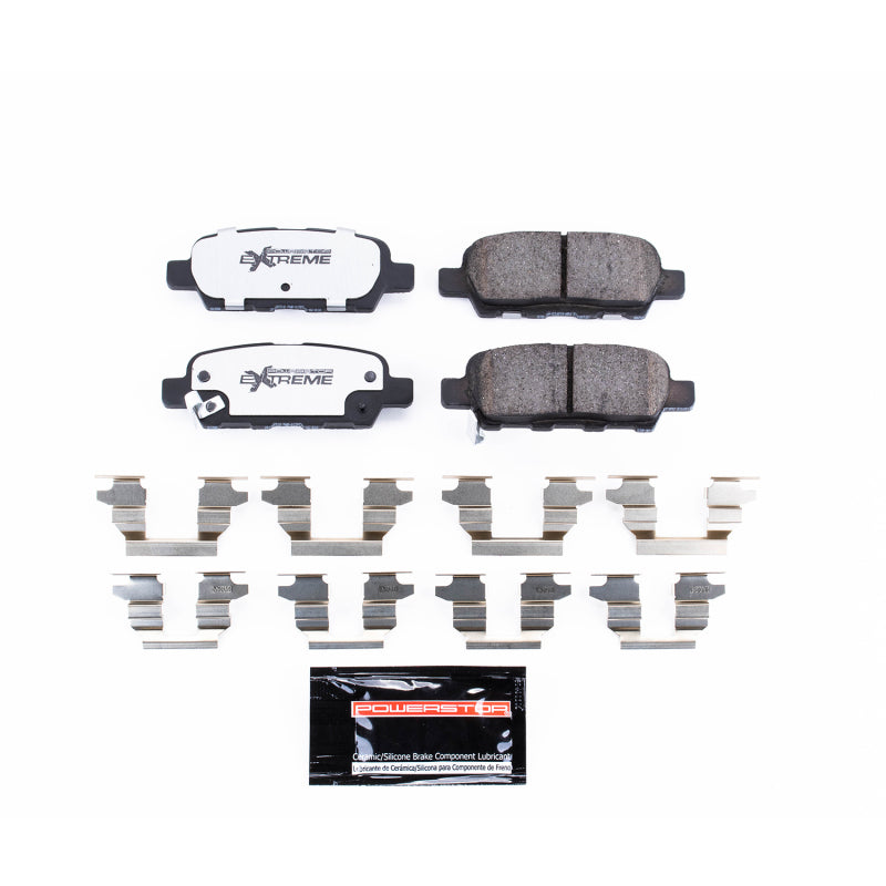 Power Stop 08-10 Infiniti EX35 Rear Z26 Extreme Street Brake Pads w/Hardware Brake Pads - Performance PowerStop