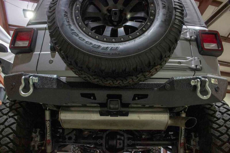 Fishbone Offroad 2018+ Jeep Wrangler JL Mako Rear Bumper Bumpers - Steel Fishbone Offroad