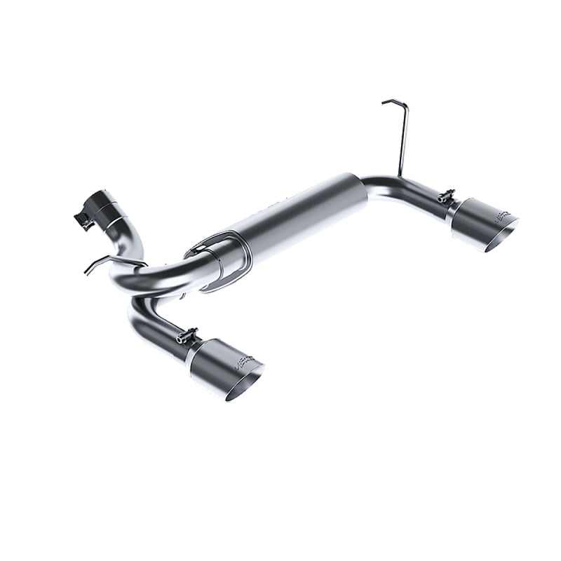 MBRP 07-14 Jeep Wrangler/Rubicon 3.6L/3.8L V6 Axle-Back Dual Rear Exit T409 Performance Exhuast Sys Catback MBRP