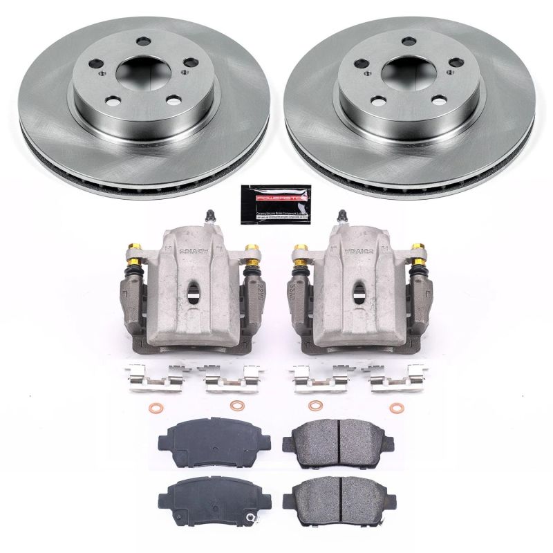 Power Stop 04-09 Toyota Prius Front Autospecialty Brake Kit w/Calipers Brake Kits - OE PowerStop