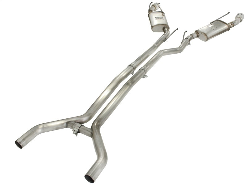 aFe MACHForce XP Exhaust 2.5in Stainless Steel CB/10-13 Chevy Camaro V6-3.6L (td) (polished tip) Catback aFe