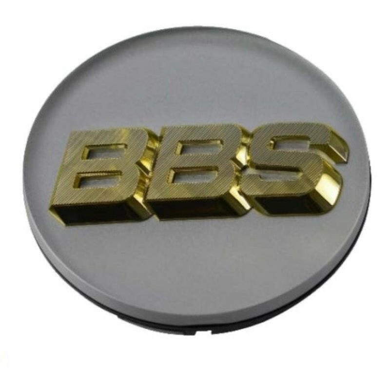 BBS Center Cap 70.6mm White/Gold (4-tab) (56.24.120) Wheel Center Caps BBS