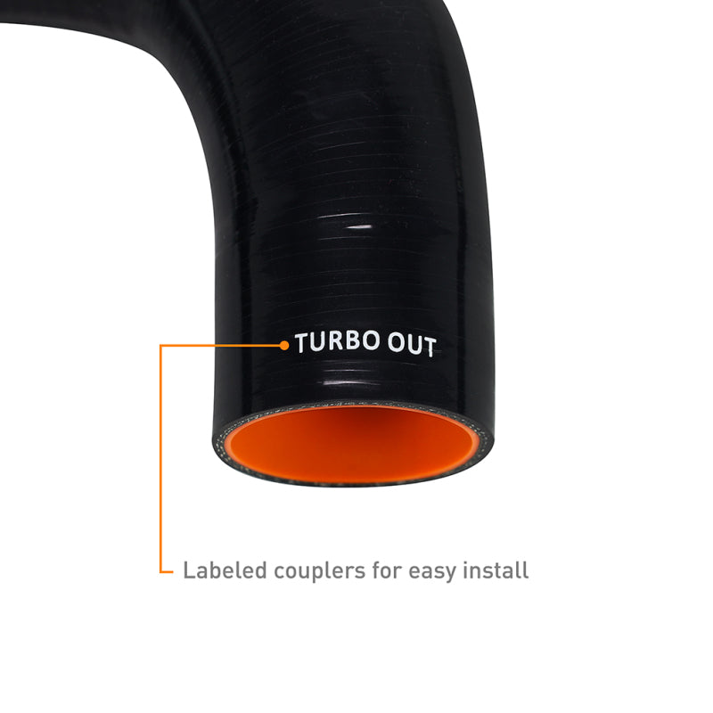 Mishimoto 22+ Volkswagen GTI MK8 (MQB) Intercooler Pipe Kit Black Intercooler Pipe Kits Mishimoto