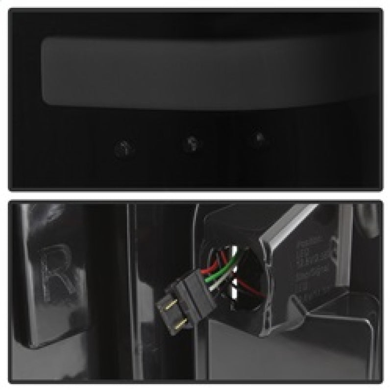 xTune 17-18 Ford F-250 Super Duty (Excl LED Models) LED Tail Lights-Blk Smk (ALT-ON-FS17-LBLED-BSM) Tail Lights SPYDER