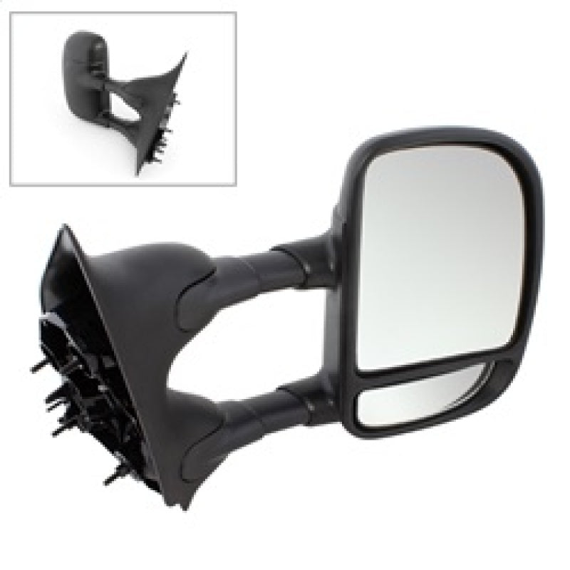 xTune Ford Superduty 02-07 Manual Extendable Manual Adjust Mirror Right MIR-FDSD99S-MA-R Side Mirrors SPYDER