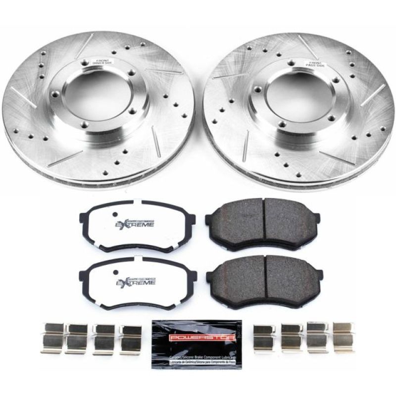 Power Stop 95-04 Toyota Tacoma Front Z36 Truck & Tow Brake Kit Brake Kits - Performance D&S PowerStop