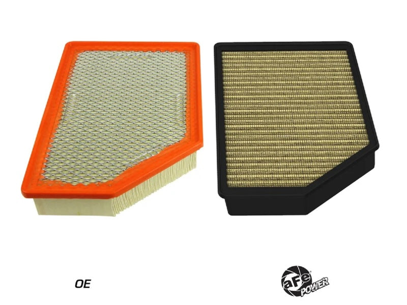 aFe Magnum FLOW OE Replacement Air Filter w/ Pro GUARD 7 GM Diesel Trucks 20-25 V8-6.6L (td) L5P Air Filters - Direct Fit aFe