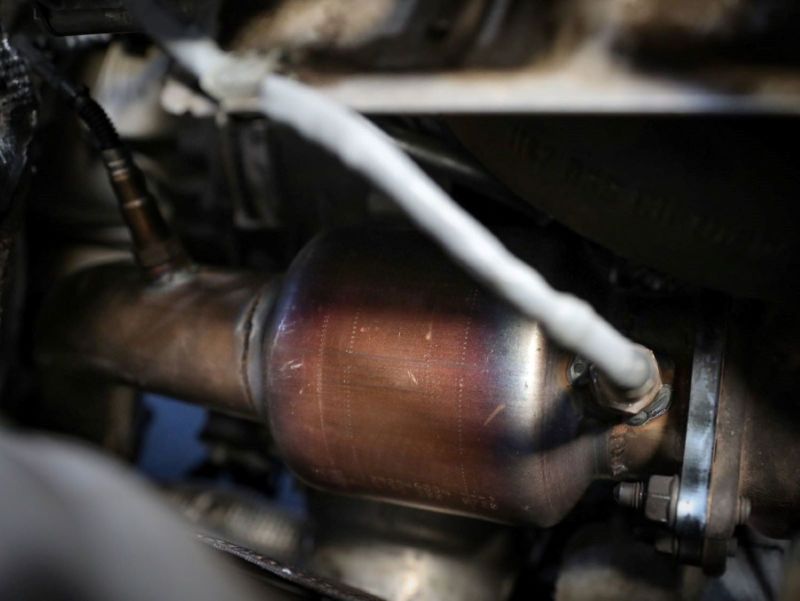 aFe 09-16 Audi A4/A5 (B8) L4-2.0L (t) Twisted Steel 3in. Downpipe - 304 Stainless w/ Cat Downpipes aFe