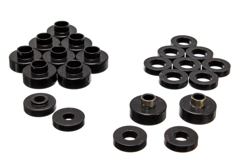 Energy Suspension Cj5-7 Body Mounts - Black Bushing Kits Energy Suspension