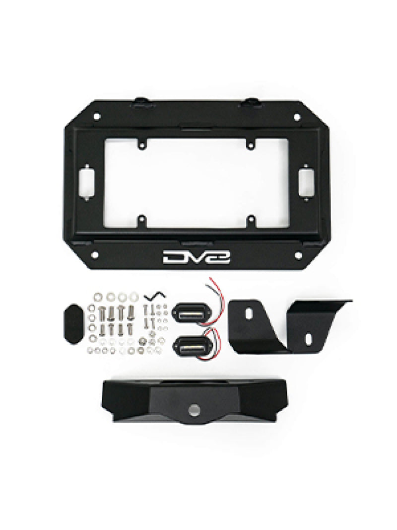 DV8 Offroad 18-22 Jeep Wrangler JL Spare Tire Delete Kit w/Light Mounts Brackets DV8 Offroad