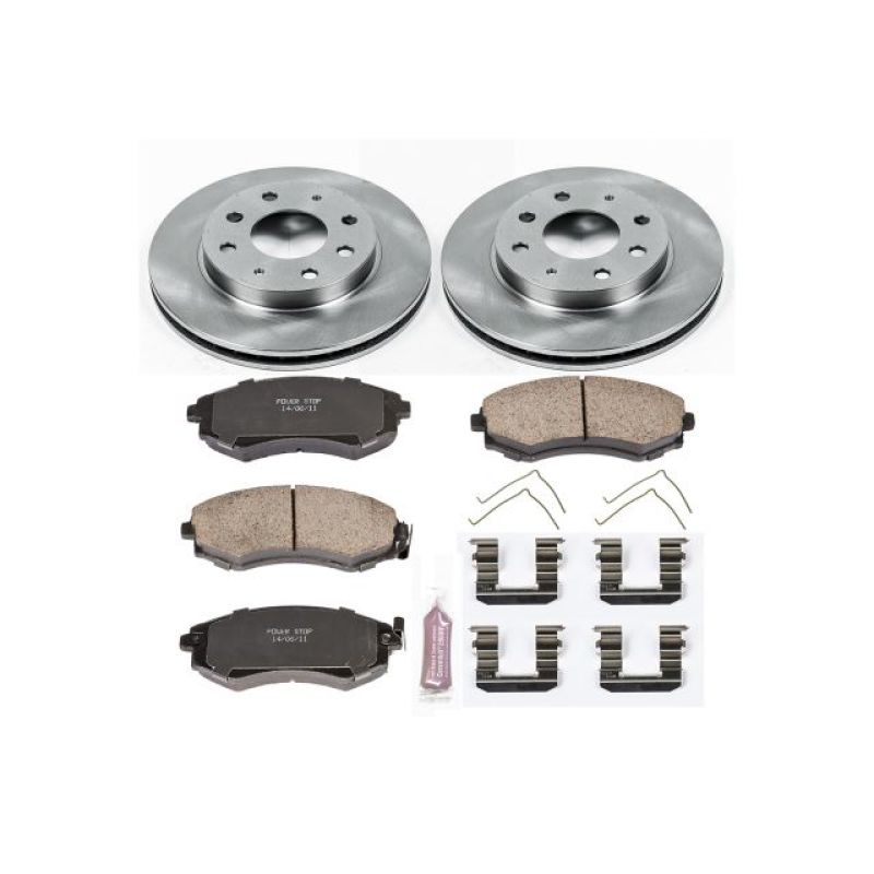 Power Stop 98-01 Hyundai Elantra Front Autospecialty Brake Kit Brake Kits - OE PowerStop
