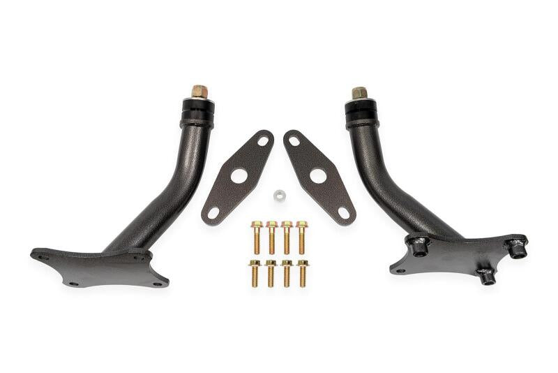 BMR 16-24 Chevrolet Camaro (6th Gen) Motor Mount Kit w/ Solid Bushings - Black Hammertone Engine Mounts BMR Suspension