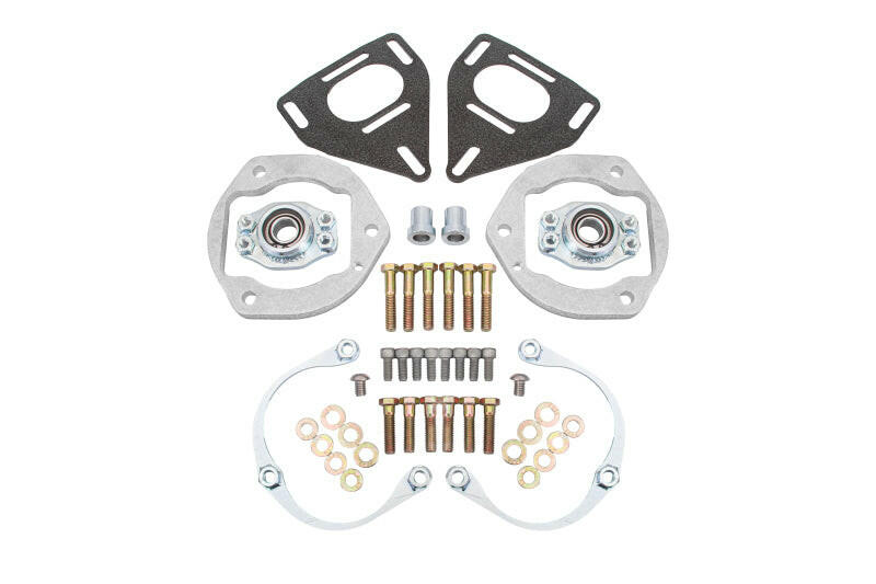 BMR 16-24 Chevy Camaro Caster Camber Plates - Black Hammertone Shock Mounts & Camber Plates BMR Suspension