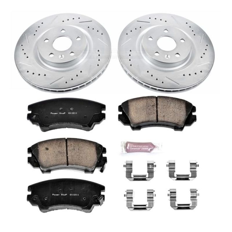Power Stop 11-17 Chevrolet Caprice Front Z23 Evolution Sport Brake Kit Brake Kits - Performance D&S PowerStop