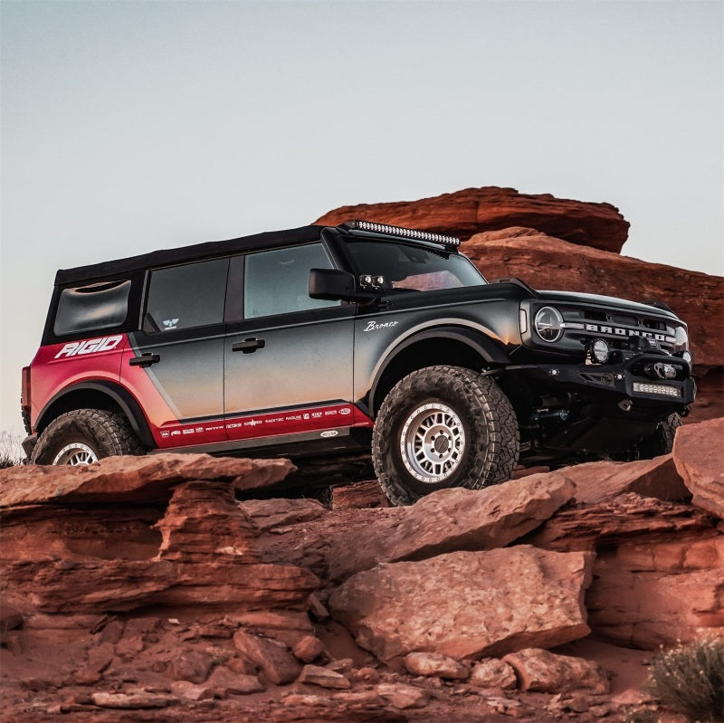 Rigid Industries Revolve 40in Bar w/Amber Trim Ring Light Bars & Cubes Rigid Industries