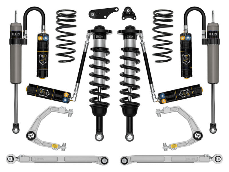 ICON 2024 Toyota Tacoma 1.25-3in Stage 9 Suspension System - Billet (w/ Triple Rate Spring) Shocks and Struts ICON