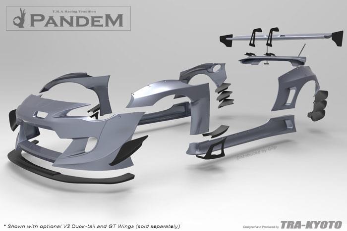GReddy Scion FR-S Pandem Wide Body V3 Front Canard Fenders GReddy