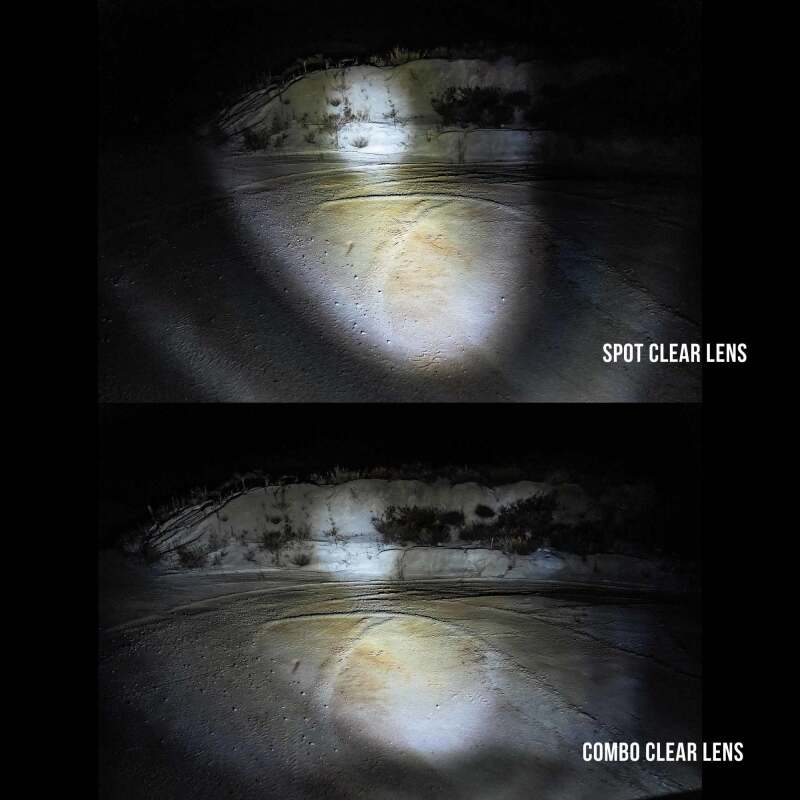 KC HiLiTES FLEX ERA LED Clear Combo Beam Lens for Light Bars Light Bars & Cubes KC HiLiTES