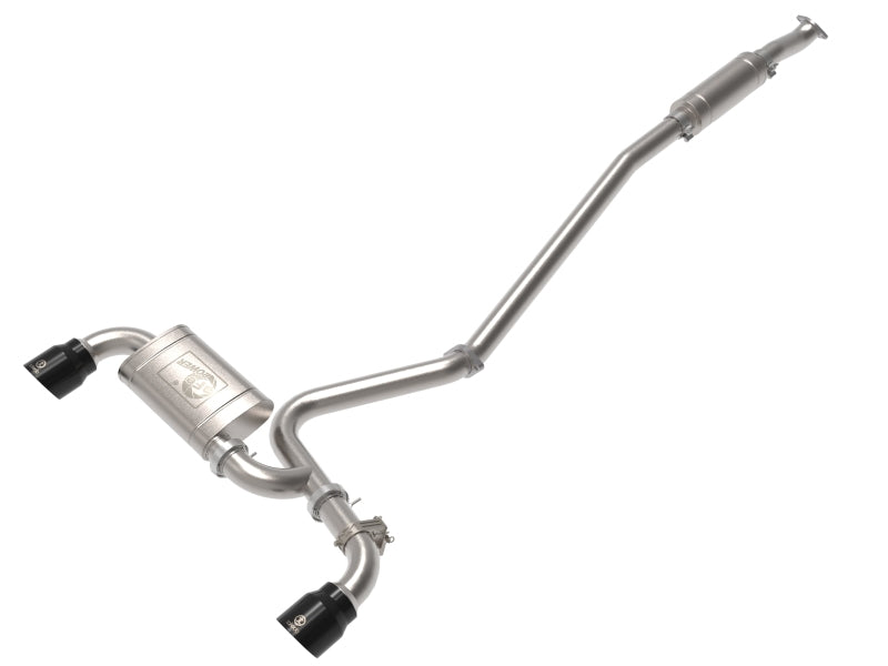 aFe 22-23 Hyundai Kona N L4 2.0L(t) Takeda 3in 304 SS Cat-Back Exhaust System w/ Black Tips Catback aFe