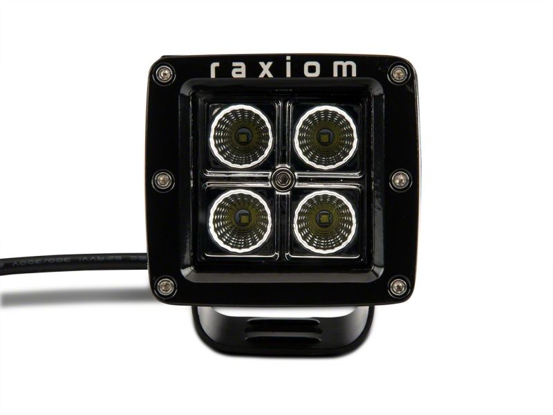 Raxiom 3-In Square LED Light Universal (Some Adaptation May Be Required) Light Bars & Cubes Raxiom