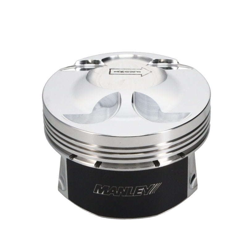 Manley Ford 3.5L Ecoboost 3.642in Bore 1.239in Comp Height -5.0cc Dish Piston Set Piston Sets - Forged - 6cyl Manley Performance