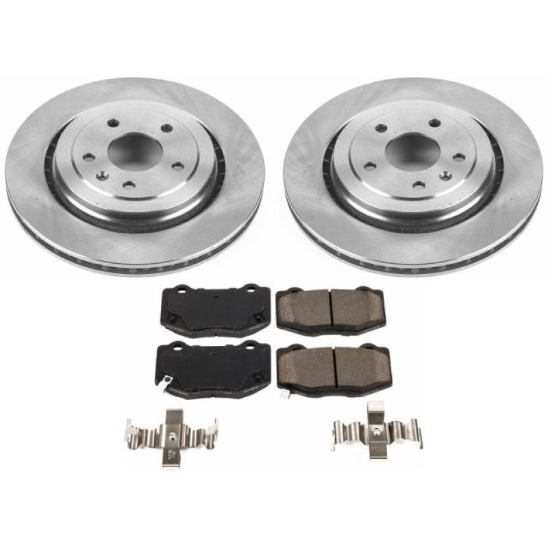 Power Stop 14-19 Chevrolet Corvette Rear Autospecialty Brake Kit Brake Kits - OE PowerStop