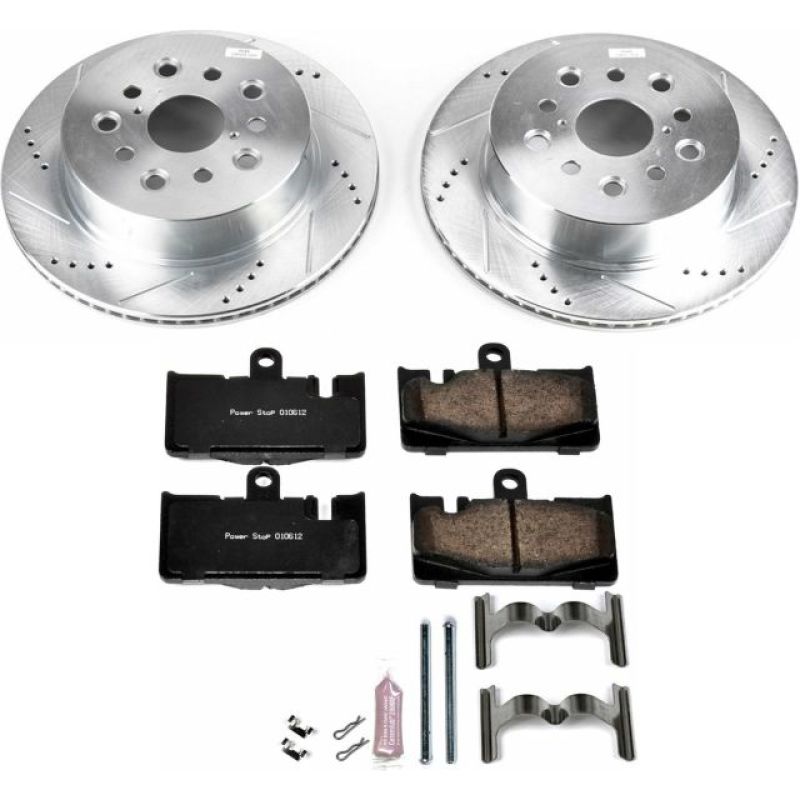 Power Stop 01-06 Lexus LS430 Rear Z23 Evolution Sport Brake Kit Brake Kits - Performance D&S PowerStop