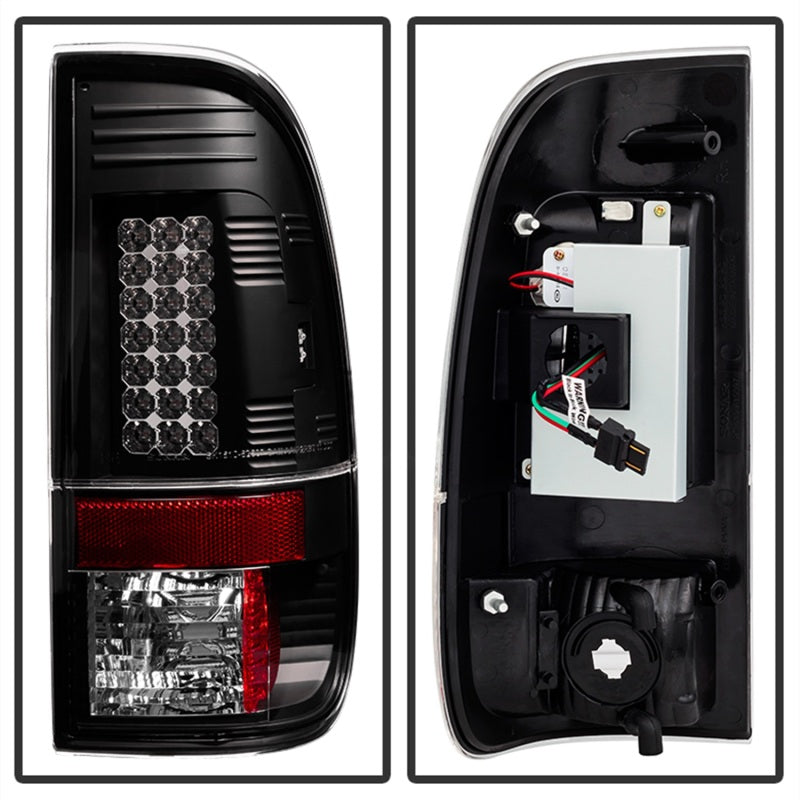 Spyder Ford Super Duty 08-15 LED Tail Lights Black ALT-YD-FS07-LED-BK Tail Lights SPYDER