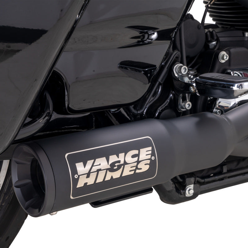 Vance & Hines HD Touring 17-22 HO 2-1 Black Full System Exhaust Powersports Exhausts Vance and Hines