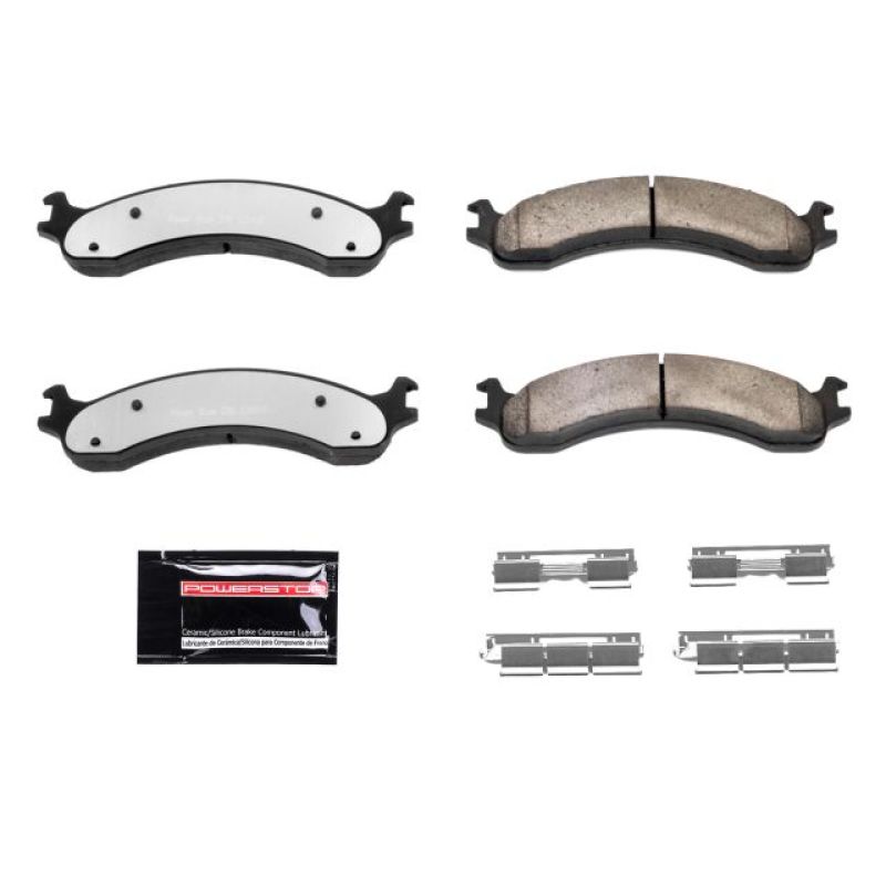 Power Stop 00-02 Dodge Ram 2500 Front Z36 Truck & Tow Brake Pads w/Hardware Brake Pads - Performance PowerStop