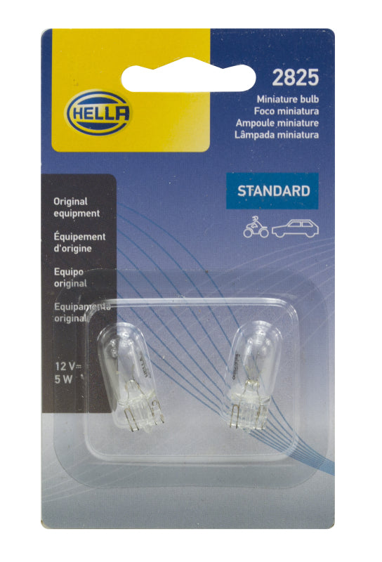 Hella Bulb 2825 12V 5W 4Cp W21X95D T325 (2) Bulbs Hella