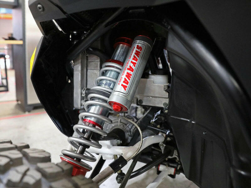 aFe 14-16 Polaris RZR 925/1000cc Sway-A-Way 2.5 Front Coilover Kit w/ PB Reservoirs and Comp Adj Coilovers aFe