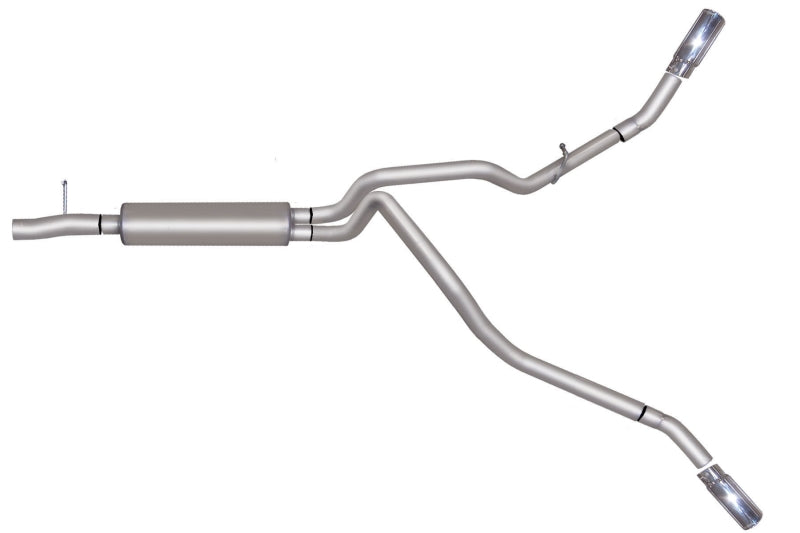 Gibson 08-09 Ford F-250 Super Duty FX4 5.4L 2.5in Cat-Back Dual Extreme Exhaust - Stainless Catback Gibson