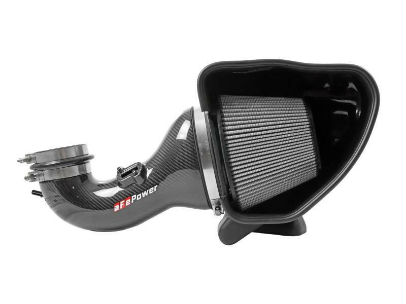 aFe 17-12 Chevrolet Camaro ZL1 (6.2L-V8) Track Series Carbon Fiber CAI System w/ Pro-DRY S Filters Cold Air Intakes aFe