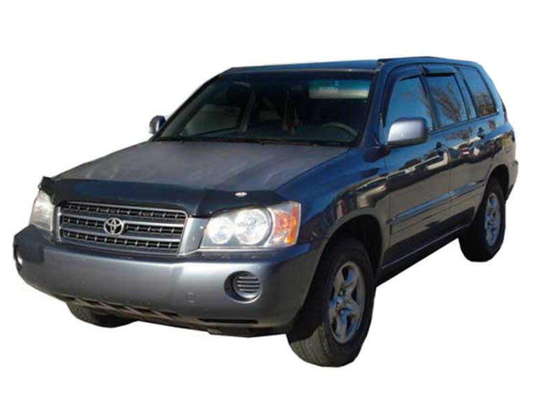 AVS 01-07 Toyota Highlander Ventvisor Outside Mount Window Deflectors 4pc - Smoke Wind Deflectors AVS