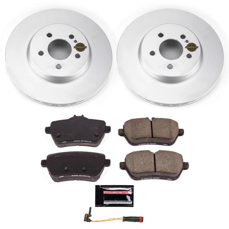 Power Stop 18-20 Mercedes-Benz S450 Rear Z23 Coated Brake Kit Brake Kits - Performance D&S PowerStop