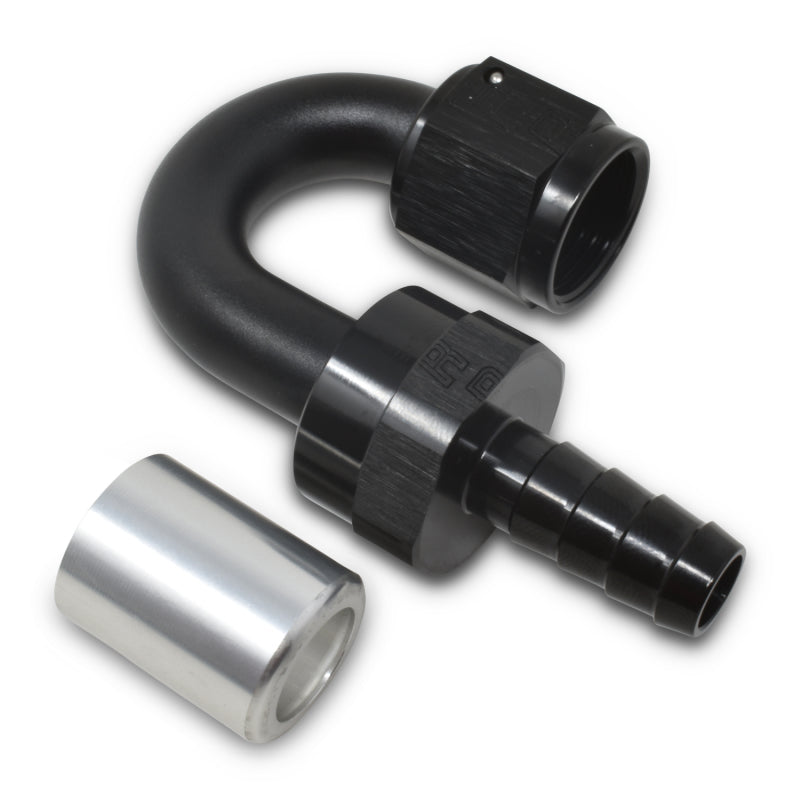 Russell Performance -10 AN Proclassic Crimp 180 Degree End (O.D. 0.825) Fittings Russell