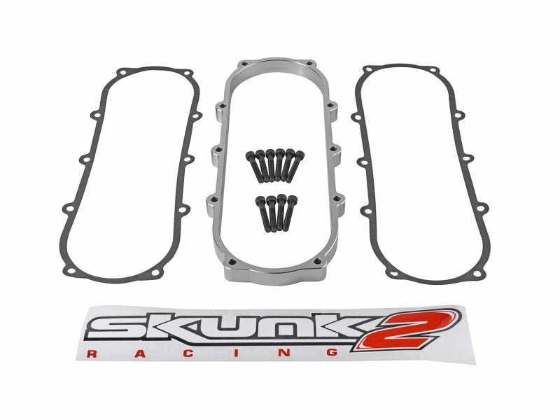 Skunk2 Ultra Series Honda/Acura Silver Street Intake Manifold .5 Liter Spacer Intake Spacers Skunk2 Racing
