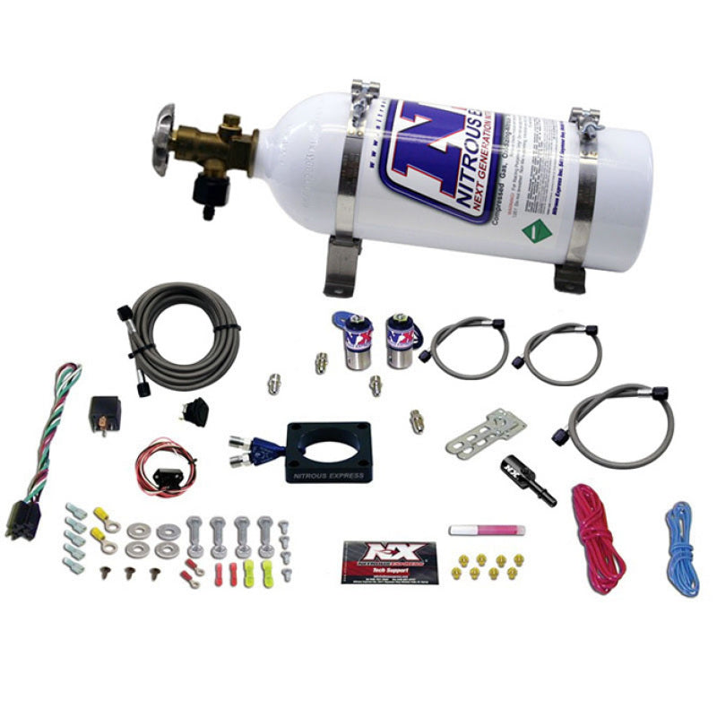 Nitrous Express 13-16 Dodge Dart 1.4L Turbo Nitrous Plate Kit (35-100HP) w/5lb Bottle Nitrous Systems Nitrous Express