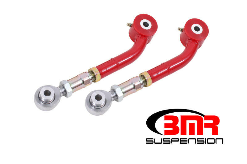 BMR 08-17 Challenger Upper Trailing Arms w/ On-Car Adj. Poly/Rod Ends - Red Suspension Arms & Components BMR Suspension