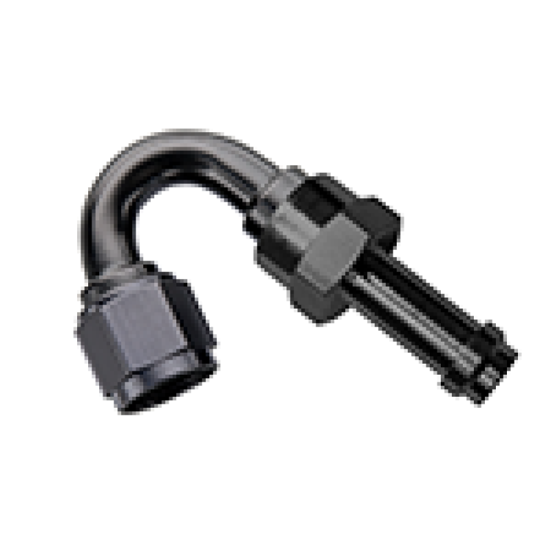 Fragola -8AN 150 Degree EZ Street Hose End Black Hoses Fragola