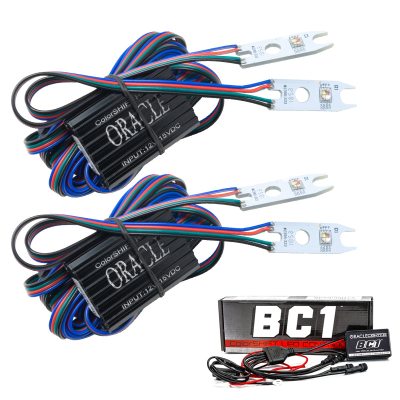 Oracle 15-17 Ford F-150 Headlight DRL Upgrade Kit - ColorSHIFT w/ BC1 Controller Headlights ORACLE Lighting
