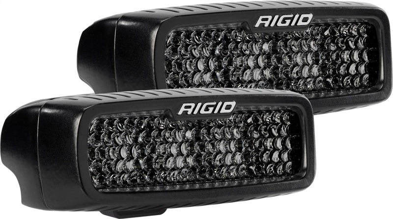 Rigid Industries SR-Q Series PRO Midnight Edition - Spot - Diffused - Pair Light Bars & Cubes Rigid Industries