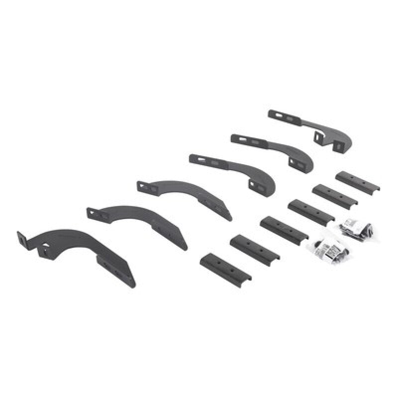 Go Rhino 05-22 Toyota Tacoma DC 4DR Mounting Brackets (V-Series V3/RB10 Slim/RB20 Slim) - Tex. Blk Brackets Go Rhino