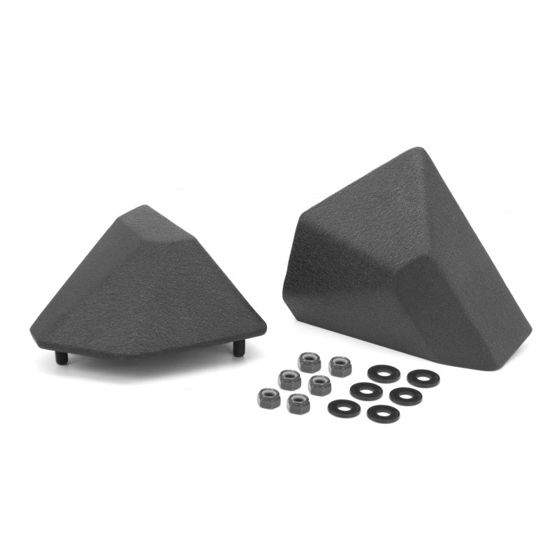 Rugged Ridge Stubby Ends XHD Front Bumper Textured Black 07-18 Jeep Wrangler JK 2dr Bumpers - Steel Rugged Ridge