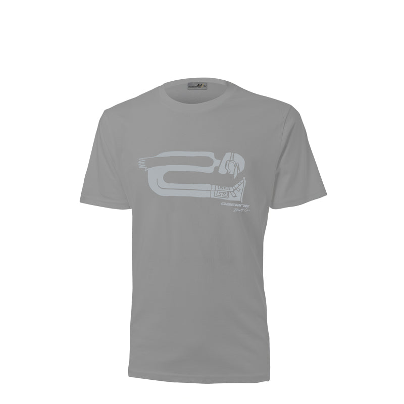 Gaerne G.Dude Tee Shirt Grey Size - Large Shirts Gaerne