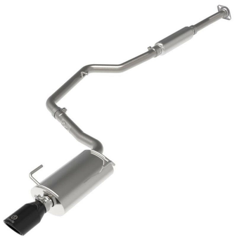 aFe POWER Takeda 12-16 Subaru Impreza 2.0L 2.5in 304SS CB Exhaust w/ Black Tips Catback aFe